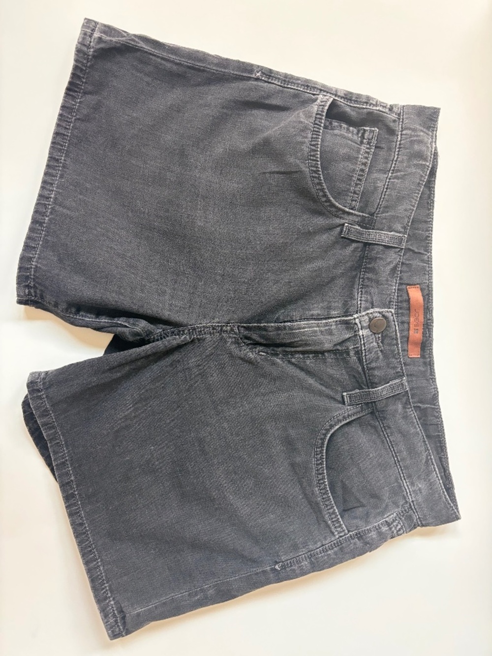 Joe’s Jeans Women’s Black Denim Shorts Pre-Owned Stretch Casual Mid Rise